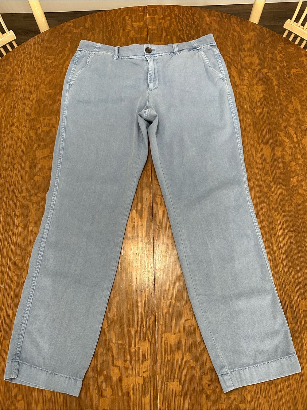 J. Crew Light Blue Casual Straight-Leg Chino Pants Women’s size 6